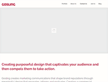 Tablet Screenshot of goslingdesign.com